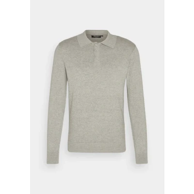 Abbildung von Indicode Jeans Barner Poloshirt, Herren, Größe: Large, grey mix