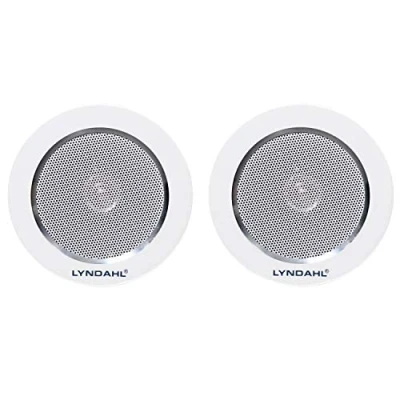 Abbildung von Lyndahl Lautsprecher Set Bluetooth 4 Kanal Verstärker AMP4X15BT und 2 Wege Lautsprecherpaar CS120AL, mit oder Einbaulautsprechern Deckenlautsprecher Lautsprechern