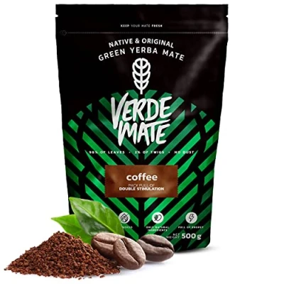 Abbildung von Verde Mate Green Coffee Tostada 500 g Der geröstete Tee mit Kaffee stark anregender brasilianischer Die natürliche Zusammensetzung starke 0,5 kg