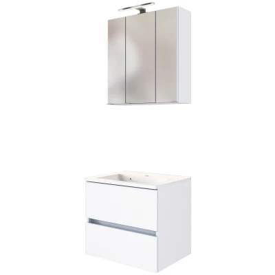 Abbildung von HELD MÖBEL Badmöbel Set &quot;Baabe&quot;, (Set, 2 St.), Breite 60 cm, Softclose Funktion