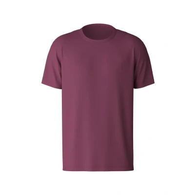 Abbildung von Calida RMX Sleep Weekend Kurzarm Nachtwäsche Shirt, Herren, Größe: Large, Mulberry red