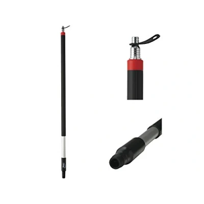 Abbildung von Vikan Transport Aluminiumstiel mit Wasserzufuhr Schlauchtülle 1025mm Ø31mm Schwarz