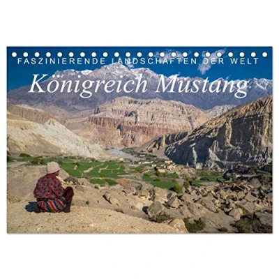 Abbildung von Faszinierende Landschaften der Welt: Königreich Mustang (Tischkalender 2025 DIN A5 quer), CALVENDO Monatskalender