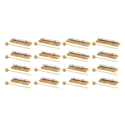 Abbildung von Sonic Energy Planeten Klangstäbe SET 16 teilig Chimes für Meditation, Therapie, Klassenzimmer Inkl. Schlägel, Tasche (EC 16)