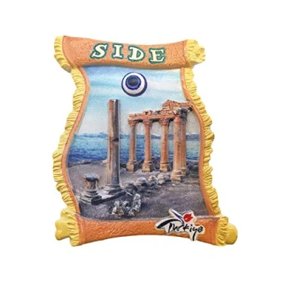 Abbildung von 3D Türkei Seite Kühlschrankmagnet Tourist Travel Souvenirs Handgemachte Harz Handwerk Magnetische Aufkleber Home Küche Dekoration Sammlung Geschenk