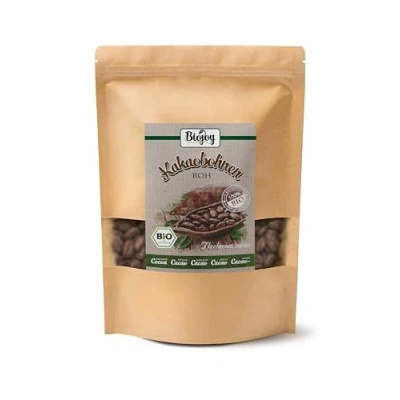 Abbildung von Biojoy BIO Kakaobohnen (1 kg), roh und ganz (Theobroma cacao)