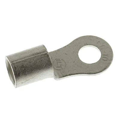 Abbildung von Lumonic 10x Quetschkabelschuhe blank 50 70mm² I RIngkabelschuhe M10 unisoliert Kabelschuhe M10, Rohrkabelschuh 50mm2 70mm2 Ringösen, Quetschverbinde