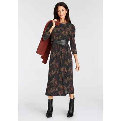 Abbildung von Laura Scott Midikleid mit modischem Muster