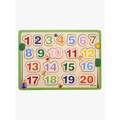 Abbildung von Barbo Toys Wacky Wonders Holzpuzzle Zahlen 20 Teile