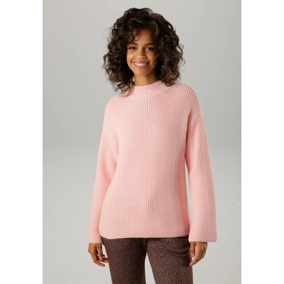 Abbildung von Aniston CASUAL Strickpullover, mit Stehkragen NEUE KOLLEKTION