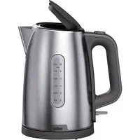 Abbildung von Braun Wasserkocher PurShine WK1500GY, Elektrischer Wasserkocher, 360 Drehbarer Sockel, Wasserstandsanzeige, Kabelaufwicklung, automatische Abschaltfunktion, 1,7L Fassungsvermögen, 2200 W, Grau