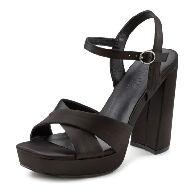 Abbildung von Lascana Plateausandalette, Damen, Größe: 38, Schwarz Schuhe
