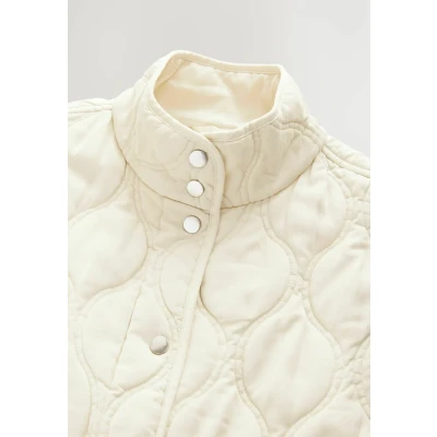 Abbildung von Next Regular FIT Quilted Weste, Damen, Größe: XS, Ecru