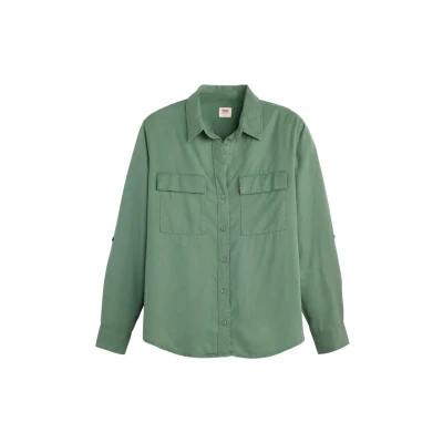 Abbildung von Levi&#039;s Doreen Utility IN Patches Hemdbluse, Damen, Größe: Medium, Bright white