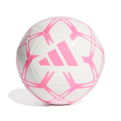 Abbildung von adidas STARLANCER Club Ball, Unisex Erwachsene Fußball, White/solar pink, 5