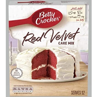 Abbildung von Betty Crocker Red Velvet Cake Mix 425g Backmischung