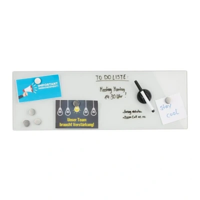 Abbildung von relaxdays Memoboard Magnettafel Glas
