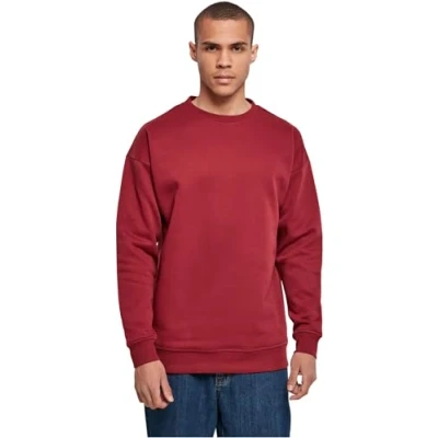 Abbildung von Build Your Brand Herren BY075 Sweat Crewneck Sweatshirt, Burgundy, L