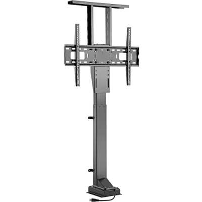 Abbildung von Equip Fernsehständer Halter 37 bis 65 Zoll motorisierter TV Lift, fernbedienbar, einbaubar, Bodenstandhalter
