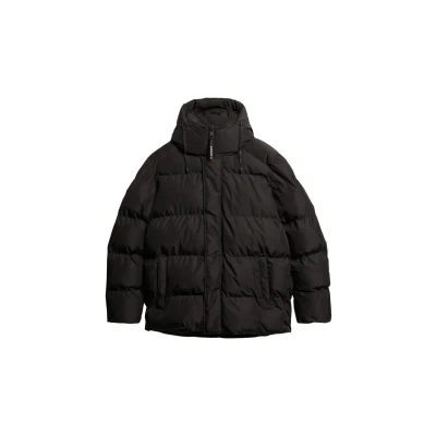 Abbildung von Superdry FIVE Baffle Sports Winterjacke, Herren, Größe: XL, Schwarz