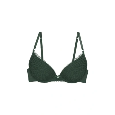 Abbildung von Triumph AURA Spotlight Pushup BH, Damen, Größe: 85C, Green kiss