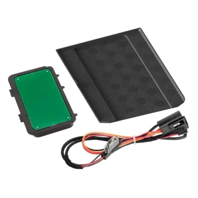 Abbildung von INBAY 15W Handyhalterung Auto Ablagefach Induktiv/Kabellos passend für VW Polo (AW), Taigo (CS) Autohalterung Zubehör Innenraum Qi