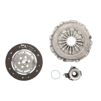 Abbildung von VALEO KIT3P (CSC) 834426 Kupplungssatz mit Kupplungsdruckplatte, Zentralausrücker Kupplungsscheibe, ohne Sensor 218 OPEL: Tigra Twintop