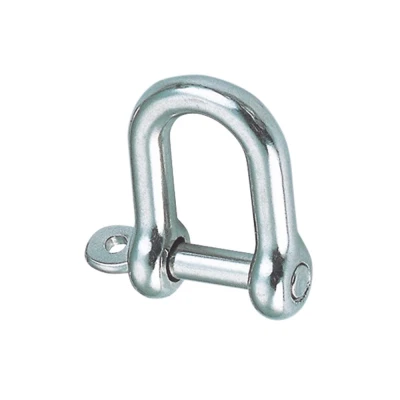 Abbildung von Rundschäkel mit unverl. Bolzen 5 mm Edelstahl 316 (A4)