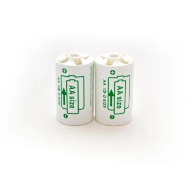 Abbildung von edi tronic 2X Batterieadapter Akku Adapter Mignon auf Mono AA D