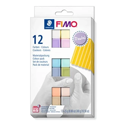 Abbildung von Fimo soft colour pack 12 pastel colours 8023 C12 3 / 12x25gr (04 19)