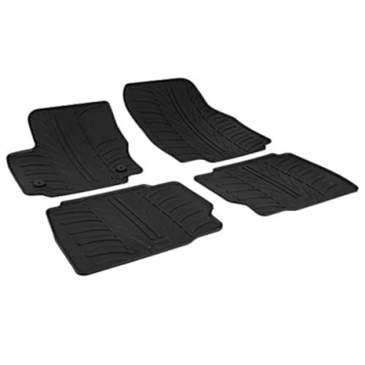 Abbildung von Gledring 0274 Fußmattensatz Gummi vorne und hinten 4 schwarz 750mm 550mm FORD: MONDEO Turnier, 4, Stufenheck