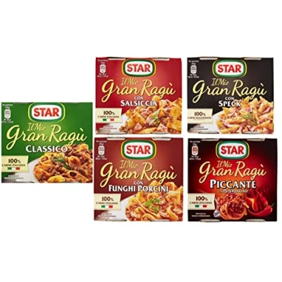 Abbildung von Testpaket Star ragù sughi pronti Fertige Saucen 5x(2x180g) 100% Italienisch