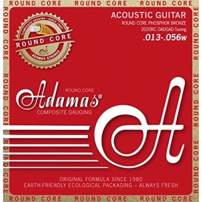 Abbildung von Adamas Akustik Gitarren Saiten Historic Reissue Phosphor Bronze Round Core Satz DADGAD Tuning 2020RC