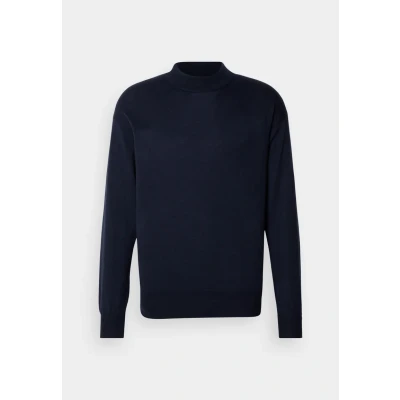 Abbildung von Scotch &amp; Soda CORE Dropped Shoulder MOCK NECK Strickpullover, Herren, Größe: Large, Black