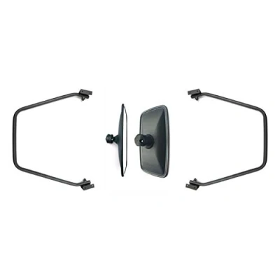 Abbildung von 2x Außenspiegel Seitenspiegel Bagger 280x155 mm E20 Spiegelhalter Spiegelarm SET