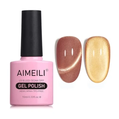Abbildung von AIMEILI Cat Eye UV Gel, 10ml Gel Nagellack Nail Glitzer DIY Art Maniküre 721