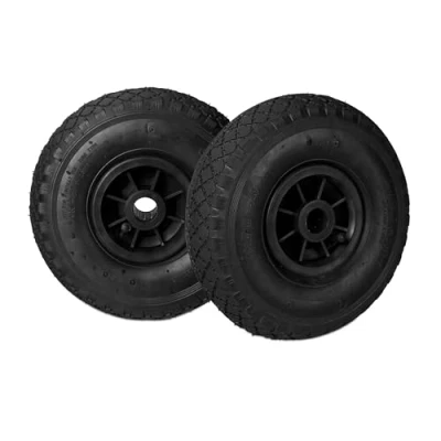 Abbildung von relaxdays Sackkarren Rad 2er Sackkarrenrad 3.00 4 luftbereift, Schwarz