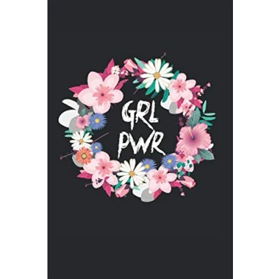 Abbildung von Girl power: Din A5 Heft Dot Grid gepunktet Notizbuch Skizzenbuch Tagebuch Planer Geschenk Notebook 120 Seiten, glänzendes Softcover