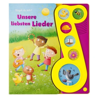 Abbildung von Unsere liebsten Lieder Liederbuch mit Sound Pappbilderbuch 6 Melodien