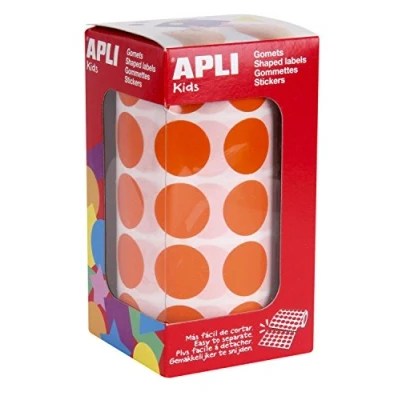 Abbildung von APLI Kids rund 20 mm redonda orange