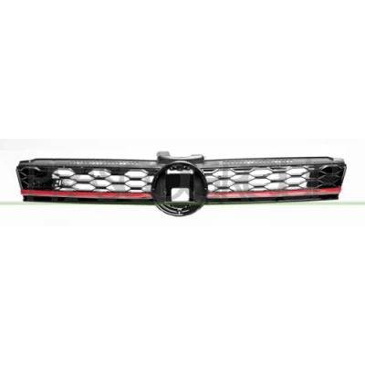 Abbildung von PRASCO VG4082001 Kühlergrill rot/schwarz VOLKSWAGEN: Golf 7 Schrägheck