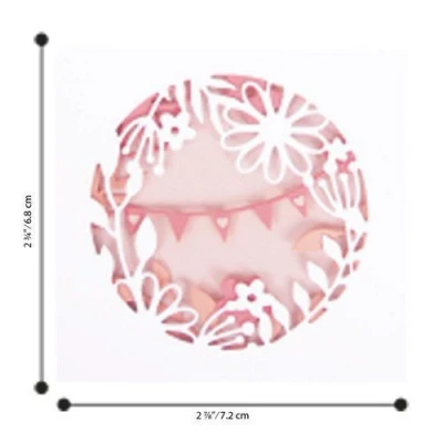 Abbildung von Sizzix Thinlits Stanzschablonen Set 7er Pack Romantic Layers von Olivia Rose