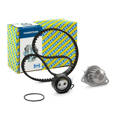 Abbildung von SNR KDP459.340 Wasserpumpe + Zahnriemensatz CITROËN: C3 I Schrägheck, Berlingo / First I, C2 PEUGEOT: 206 Schrägheck