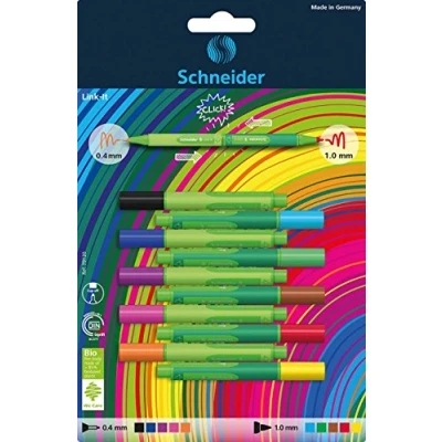 Abbildung von Fineliner Schneider Link It Farbmix Ergonomisch 1 Stk.