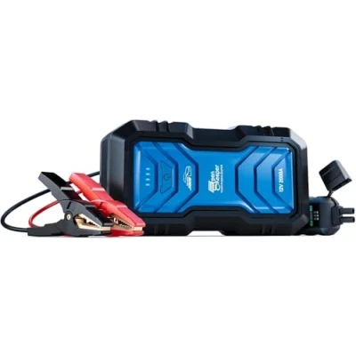 Abbildung von Starthilfe Powerbank 2000A Tragbarer 12V Starthilfekabel &amp; Booster für Benzin 7.0L, Diesel 6.5L Auto mit Jump Starter Safe Autobatterie KFZ DC 12V/6A, Effizient alle Wetterlagen