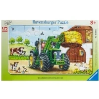 Abbildung von Ravensburger Puzzle Traktor auf dem Bauernhof 15 Teile