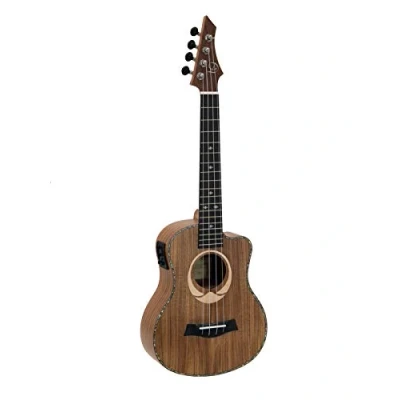 Abbildung von DIMAVERY UK 200 Tenor Ukulele, Koa mit Cutaway und Tonabnehmer