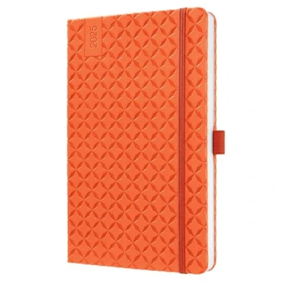 Abbildung von SIGEL J5119 Wochenkalender Jolie 2025, ca. A5, orange, Hardcover, Gummiband, Stiftschlaufe, Einstecktasche, 174 Seiten, vegan, aus nachhaltigem Papier, Terminplaner