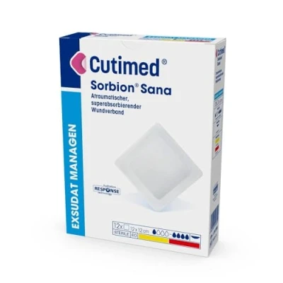 Abbildung von Sorbion Cutimed Sana Wundauflage 12x12 cm