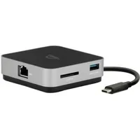 Abbildung von OWC USB C Travel Dock E 6 Port (USB 100W, 2X 3.2, HDMI, SD Reader, Ethernet) Space Gray